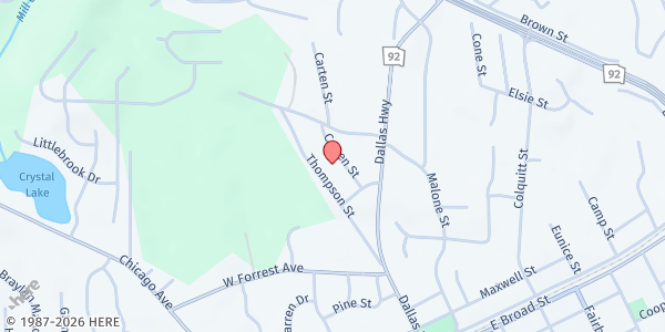 Map showing Your New Best Friend - Douglasville at 8125 Carten Street, Douglasville, GA