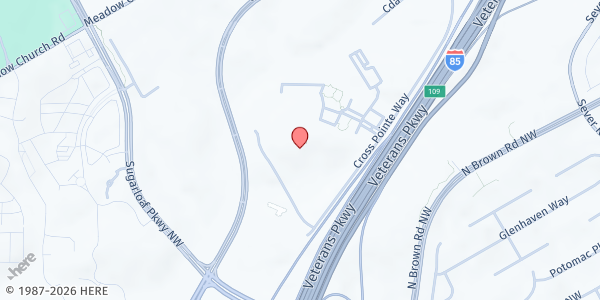 Map showing CarePointe Community Ministries - Duluth at 1800 Satellite Boulevard, Duluth, GA