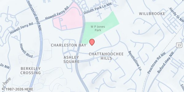 Map showing Pleasant Hill Presbyterian Church - Little Pantry at 3700 Pleasant Hill Rd., Duluth, GA