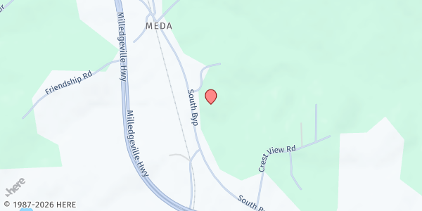 Map showing LifePoint Worship Center at 277 Milledgeville Rd., Eatonton, GA