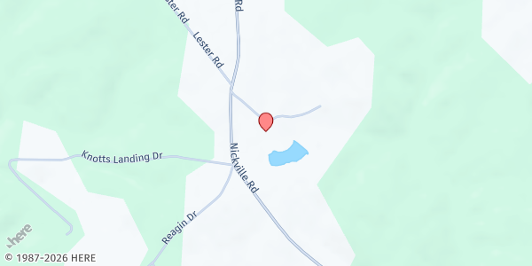 Map showing Rock Springs CME Church at 2567 Rock Springs Church Drive, Elberton, GA