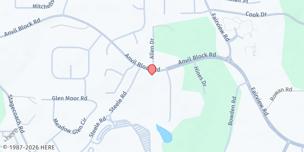 Map showing The Lighthouse SDA Company at 3895 Anvilblock Rd., Ellenwood, GA