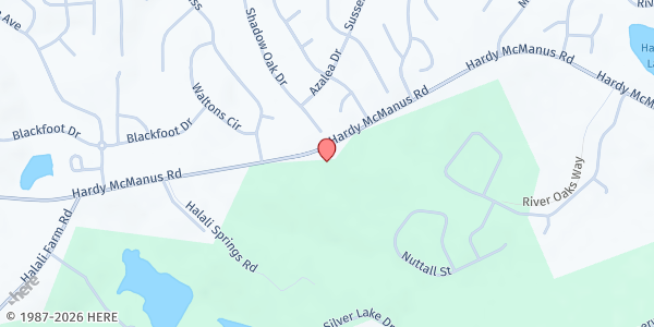 Map showing Journey Community Church at 4798 Hardy McManus Rd. #5202, Evans, GA
