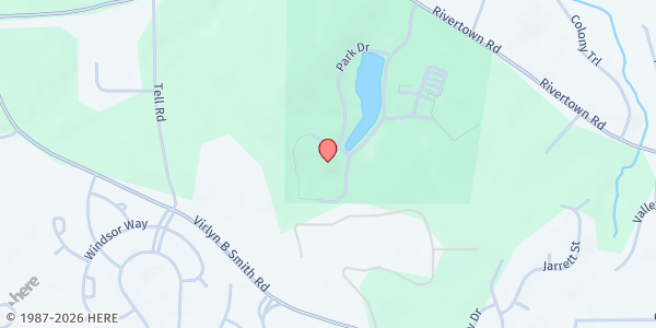 Map showing VFW Post 6449 at 1669 Park Road, Fairburn, GA