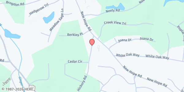Map showing Fayette Samaritans at 126 Hickory Rd., Fayetteville, GA
