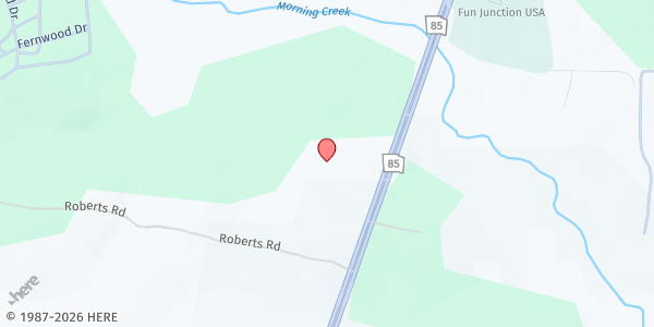 Map showing Health Chex Medical Foundation at 1572 Highway 85 Suite 340, Fayetteville, GA