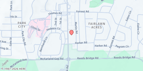 Map showing Gabriel's Hope Food Pantry at 3049 Lafayette Rd, Fort Ogelthorpe, GA