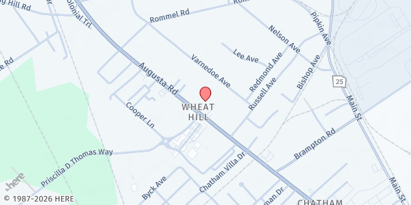 Map showing Savannah Feed The Hungry Inc. - Garden City at 4704 Augusta Road, Garden City, GA