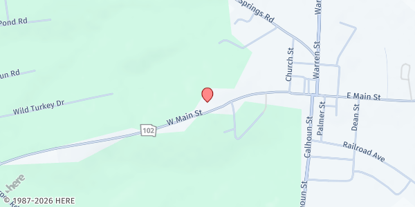 Map showing Family Connections/ C.I.S. at 370 E. Main St., Gibson, GA