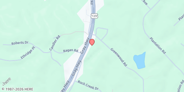 Map showing Sonrise Ministries at 3378 Gray Hwy., Gray, GA