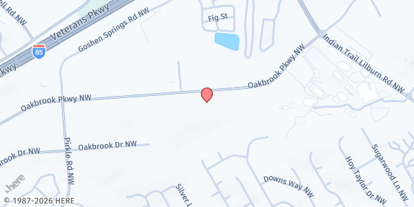 Map showing Maa Amar Maa Inc. - Gwinnett Village at 5300 Oakbrook Parkway, Gwinnett Village, GA