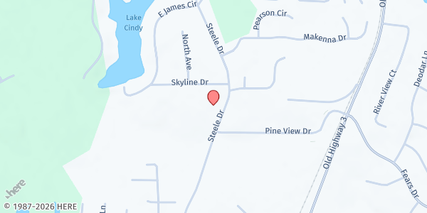 Map showing Georgia Food & Resource Center, Inc at 470 Steele Dr, Hampton, GA