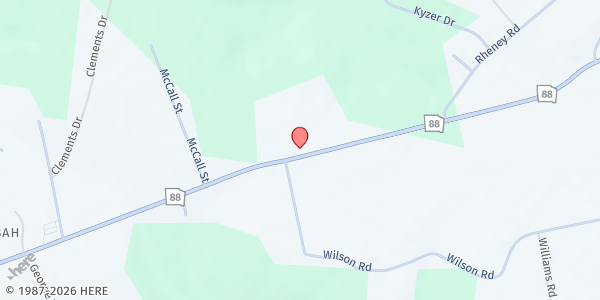 Map showing Compass Church of Hephzibah at 2347 GA-88, Hephzibah, GA