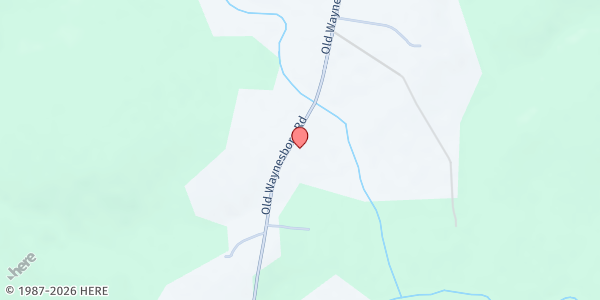 Map showing Ebenezer Rock Church at 4510 Old Waynesboro Rd., Hephzibah, GA