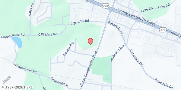 Map showing Hiram United Methodist-Food for Friends at 324 Hiram Douglasville Hwy, Hiram, GA