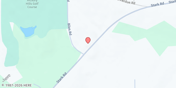 Map showing Sinai SDA Church at 387 Stark Rd, Jackson, GA