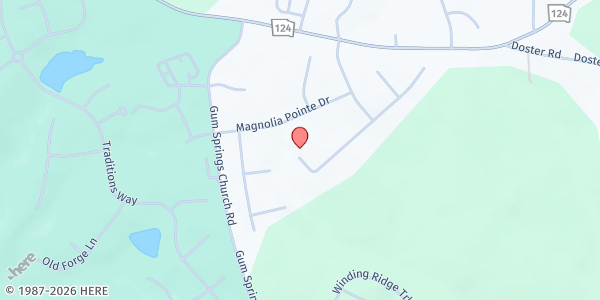 Map showing iServe Ministries at 246 Buroak Dr, Jefferson, GA