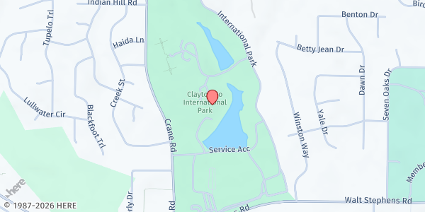 Map showing J. Charley Griswell Senior Center at 2300 Hwy. 138 SE, Jonesboro, GA