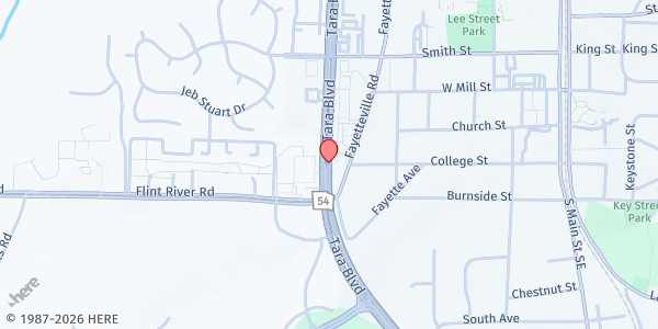 Map showing The Online Food Pantry - Jonesboro at 8045 Tara Blvd Unit 311, Jonesboro, GA