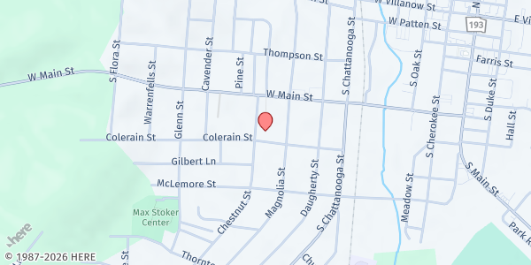 Map showing The Haven at 415 Chestnut St, Lafayette, GA