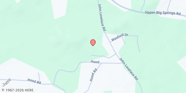 Map showing Callaway Baptist Church at 310 John Lovelace Rd., LaGrange, GA