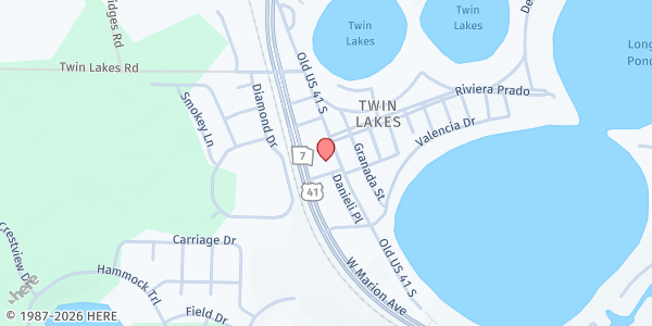 Map showing Lighthouse Christian Fellowship at 5802 South Danieli Drive, Lake Park, GA