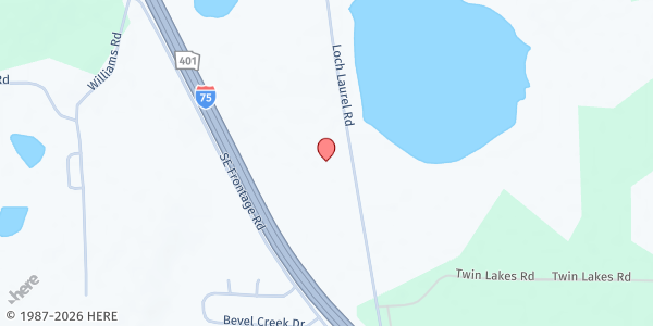 Map showing Truth Harbor Apostolic Church, Inc. at 4202 Loch Laurel Rd., Lake Park, GA