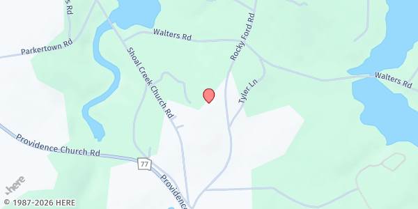 Map showing Christian Crew Food Ministry - Lavonia at 451 Rocky Ford Rd., Lavonia, GA