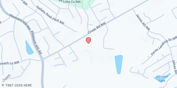 Map showing Sweetwater Middle/Berkmar HS at 3500 Cruse Rd, Lawrenceville, GA