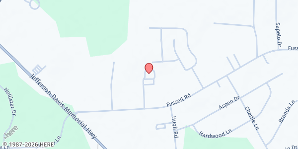 Map showing Life Church at 588 Fussell Rd., Leesburg, GA