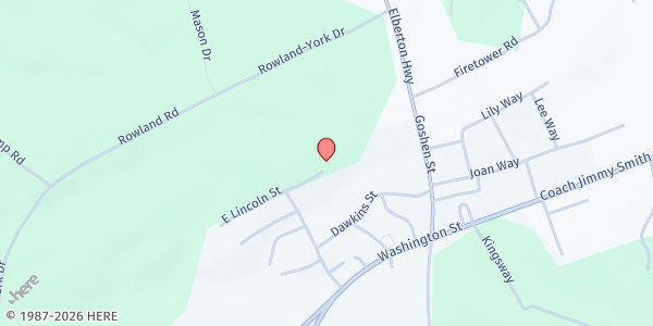 Map showing Faith Tabernacle Outreach Ministries at 249 Faith Ln., Lincolnton, GA