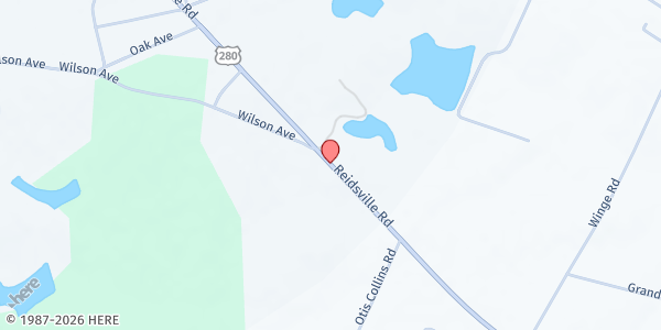 Map showing Lyons Free Will Baptist Church at 803 Reidsville Road, Lyons, GA