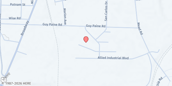 Map showing Fathers Among Men, Inc. - Main Location at 600 Guy Paine Rd., Macon, GA