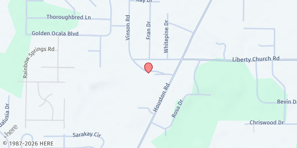 Map showing Rutland Community Food Pantry at 6511 Houston Road, Macon, GA