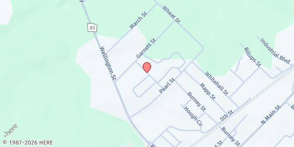 Map showing Madison Morgan Community Food Pantry at 951 Eliza Morris St., Madison, GA