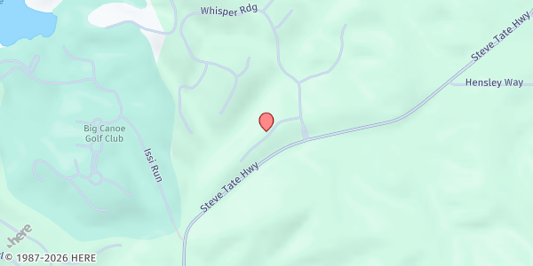 Map showing There's Hope for the Hungry - Trinity Church at 2685 Steve Tate Hwy., Marble Hill, GA