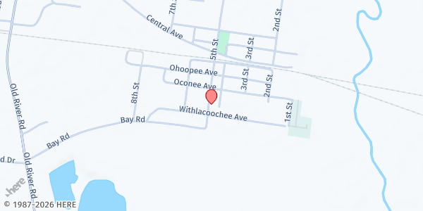 Map showing G.L.O.W. Ministries at 367 5th Street, Meldrim, GA