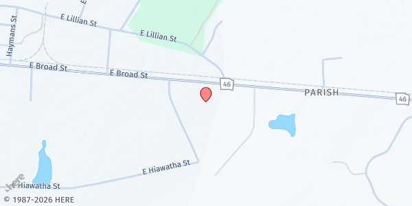 Map showing Restoration Worship Center at 1040 S E Broad St, Metter, GA