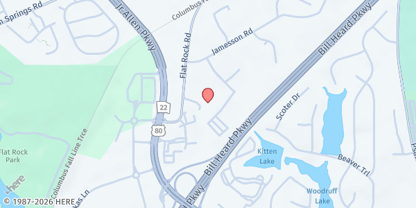 Map showing Feeding the Valley Food Bank - Location Information Pending at Feeding the Valley Food Bank - Location Information Pending, Midland, GA