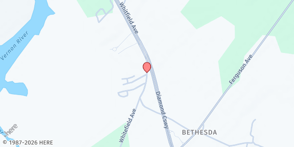 Map showing WF Neighbors Feeding Neighbors at Sanctuary Church at 8912 Whitefield Ave., Montgomery, GA