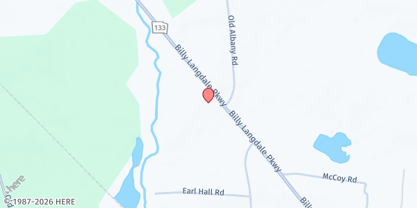 Map showing Bells of Joy Outreach at 2133 GA-133, Moultrie, GA