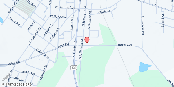 Map showing Keeping It Truth Ministries at 326 South Jefferson Street, Nashville, GA