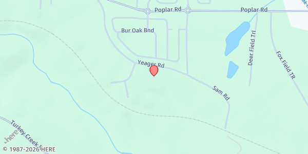 Map showing Yeager Road Community Resource Center at 265 Yeager Rd., Newnan, GA