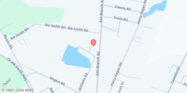 Map showing House of Deliverance Evangelistic Center at 54 Foxworth Road, Pembroke, GA