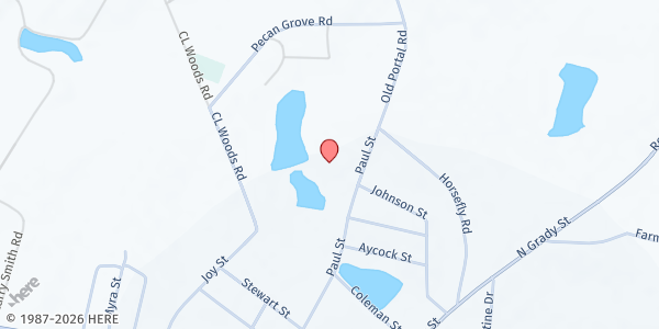 Map showing Joppa Ministries at 435 Paul St, Portal, GA