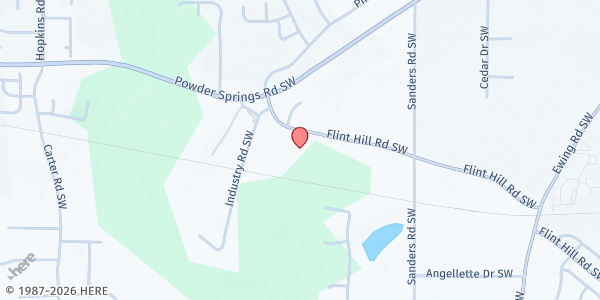 Map showing Atlanta TOUCH at 3948 Flint Hill Rd., Powder Springs, GA