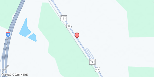 Map showing Restoration Worship Center at 7446 US Hwy 17S, Richmond Hill, GA