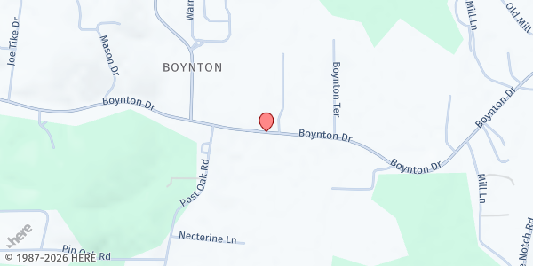 Map showing Georgia North Comm Action Inc - Ringgold at 4053 Boynton Dr, Ringgold, GA