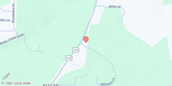 Map showing Transforming Mission Ministries at 4244 GA-101, Rockmart, GA