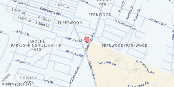 Map showing Come as You Are Deliverance at 4429 Skidaway Rd., Savannah, GA